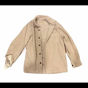 True Grit oversized Sherpa jacket